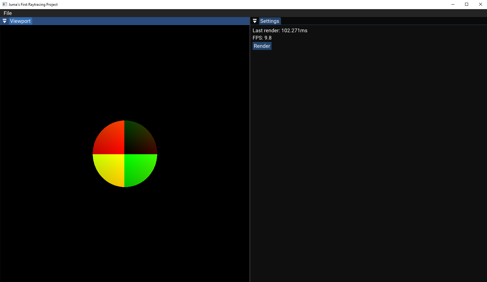 First Sphere Image